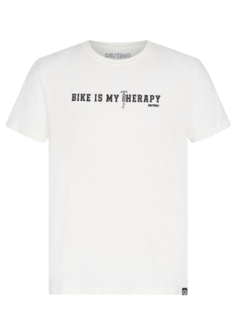 Camiseta Bike is My Theraphy - Branca - Masculina